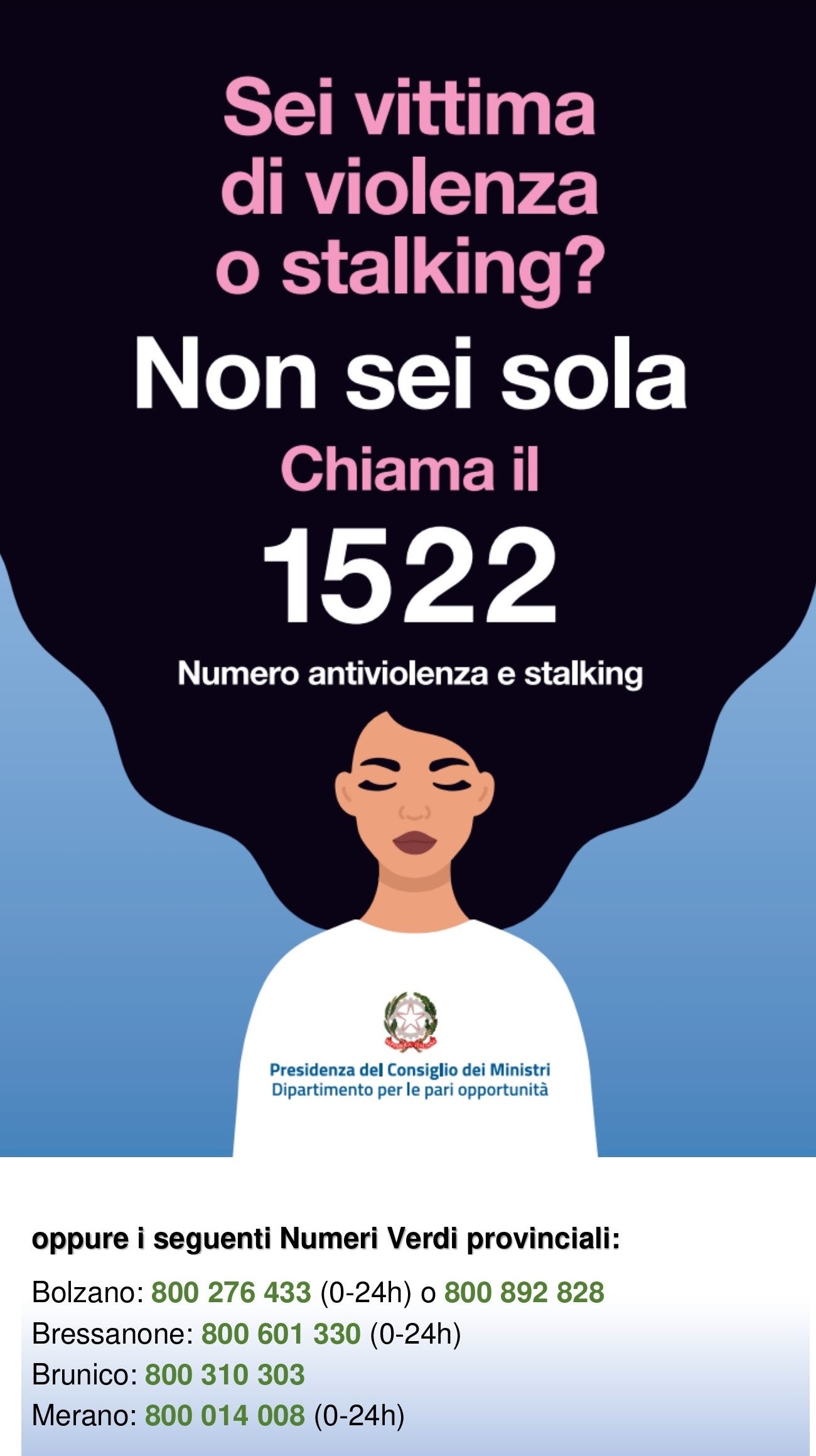 1522 - Il Numero Verde Italiano Contro La Violenza E Lo Stalking | In ...